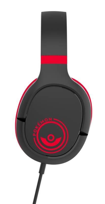 Headset OTL Technologies Pokémon Poké ball PRO G1 černý červený