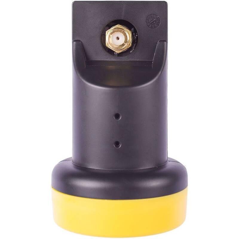 Konvertor Tesla TL-100 Single LNB černý žlutý