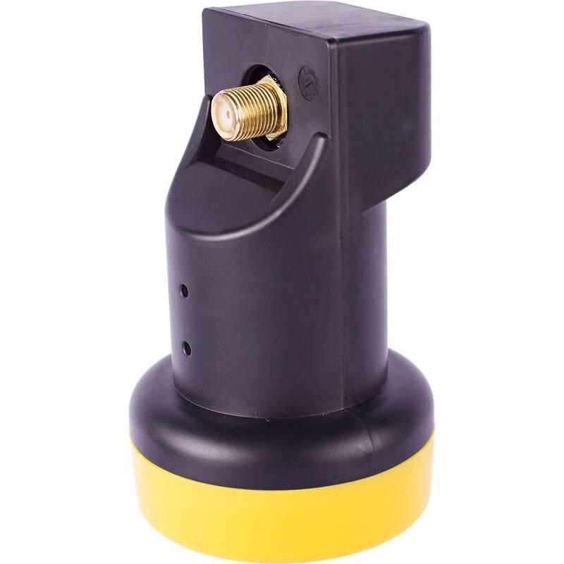 Konvertor Tesla TL-100 Single LNB černý žlutý