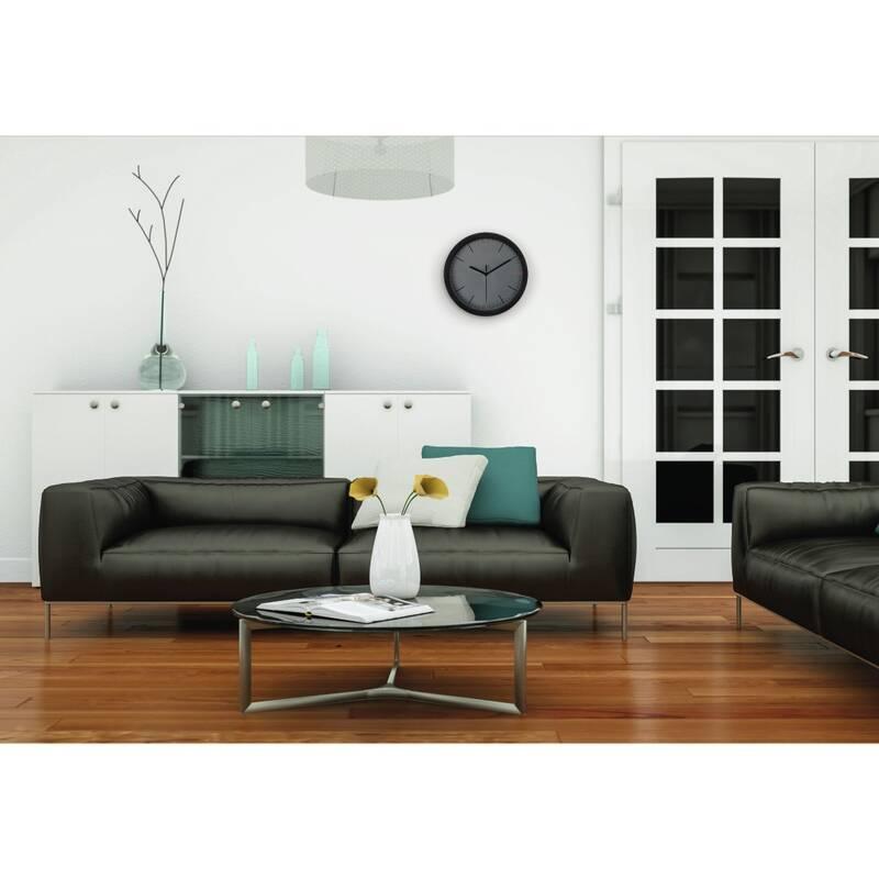 Nástěnné hodiny Hama MaxR černé šedé