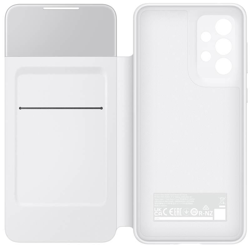 Pouzdro na mobil flipové Samsung S View Wallet Cover na Galaxy A33 5G bílé