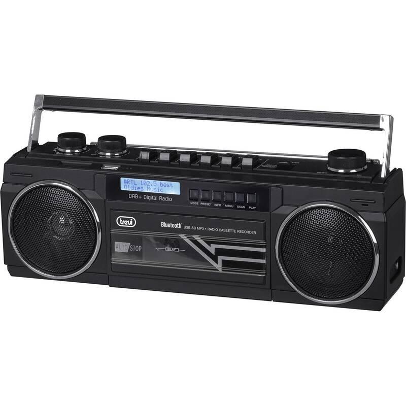 Radiomagnetofon s DAB Trevi RR 511 DAB černý