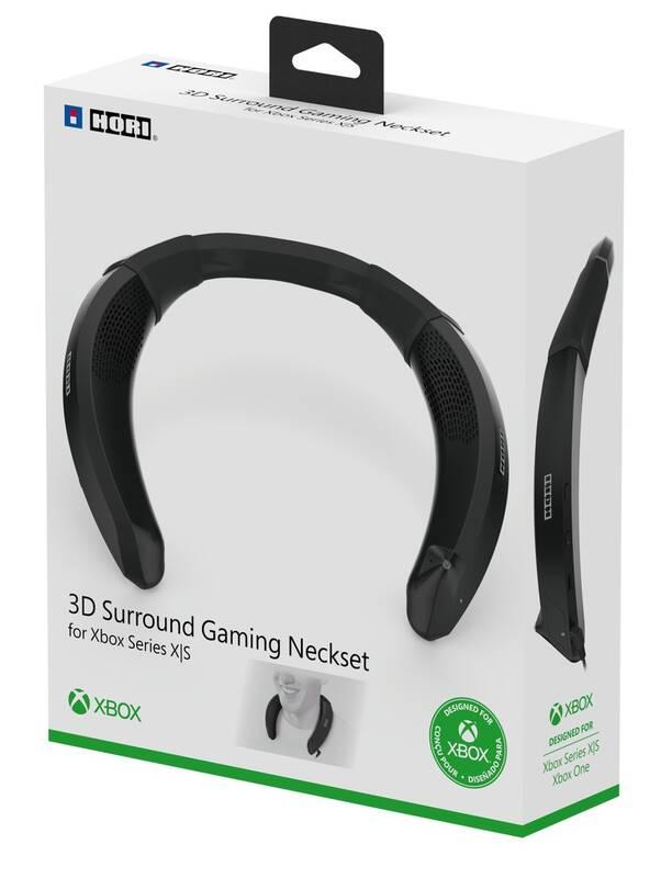 Reproduktor HORI 3D Sound Gaming Neckset pro Xbox One Series černý, Reproduktor, HORI, 3D, Sound, Gaming, Neckset, pro, Xbox, One, Series, černý