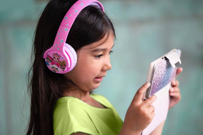 Sluchátka OTL Technologies L.O.L. Surprise! Kids Wireless růžová, Sluchátka, OTL, Technologies, L.O.L., Surprise!, Kids, Wireless, růžová