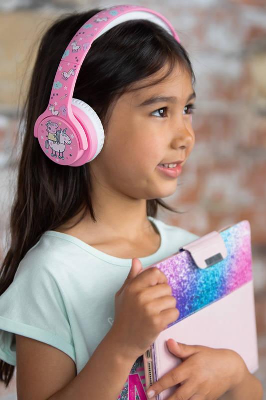 Sluchátka OTL Technologies Peppa Pig Unicorn Kids Wireless růžová