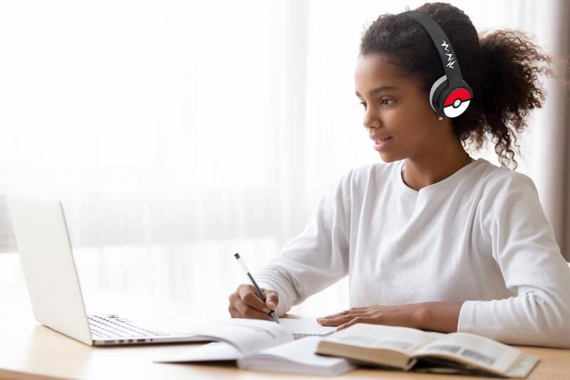 Sluchátka OTL Technologies Pokemon Pokeball Kids Wireless černá