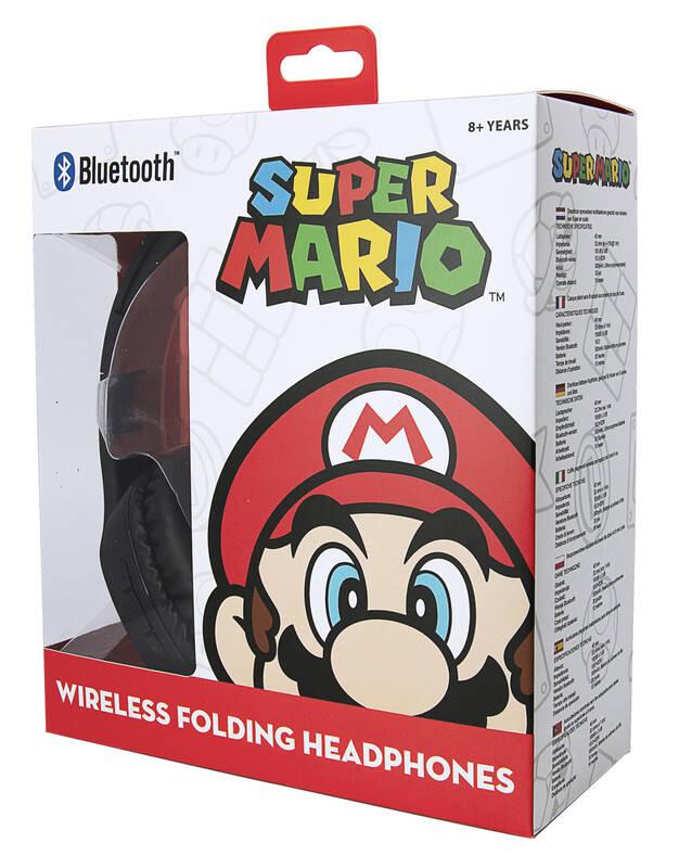 Sluchátka OTL Technologies Super Mario Tween Wireless Folding černá