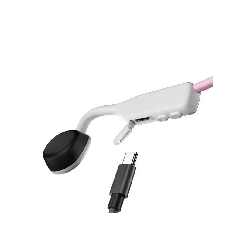 Sluchátka Shokz OpenMove bílá růžová