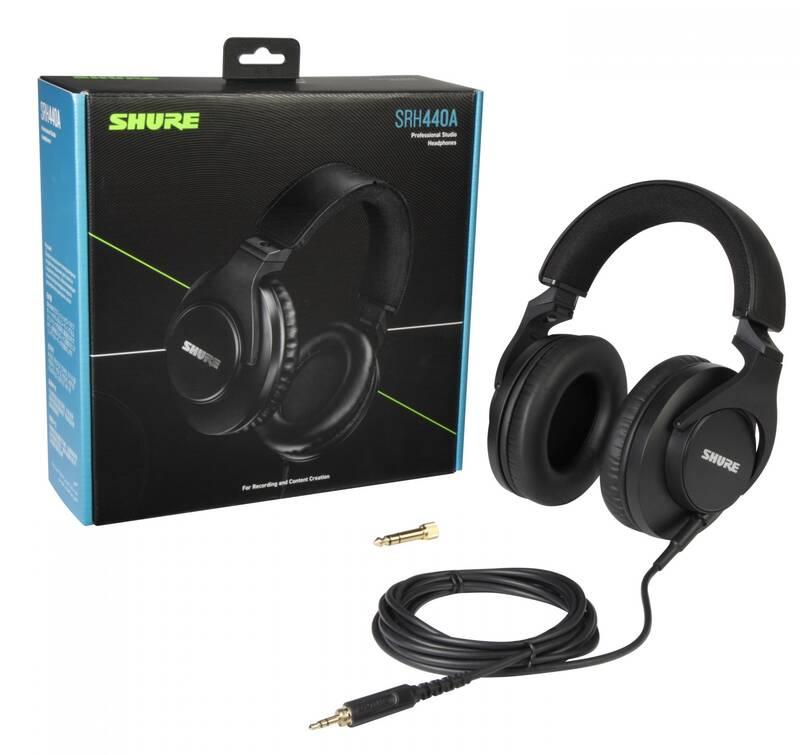 Sluchátka Shure SRH440A-EFS černá