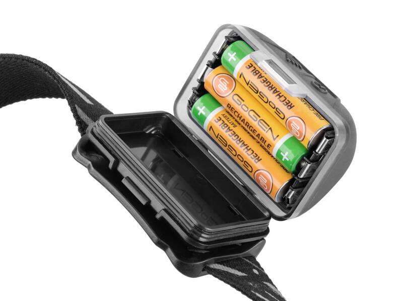 Čelovka GoGEN HL01, 3xAAA černá