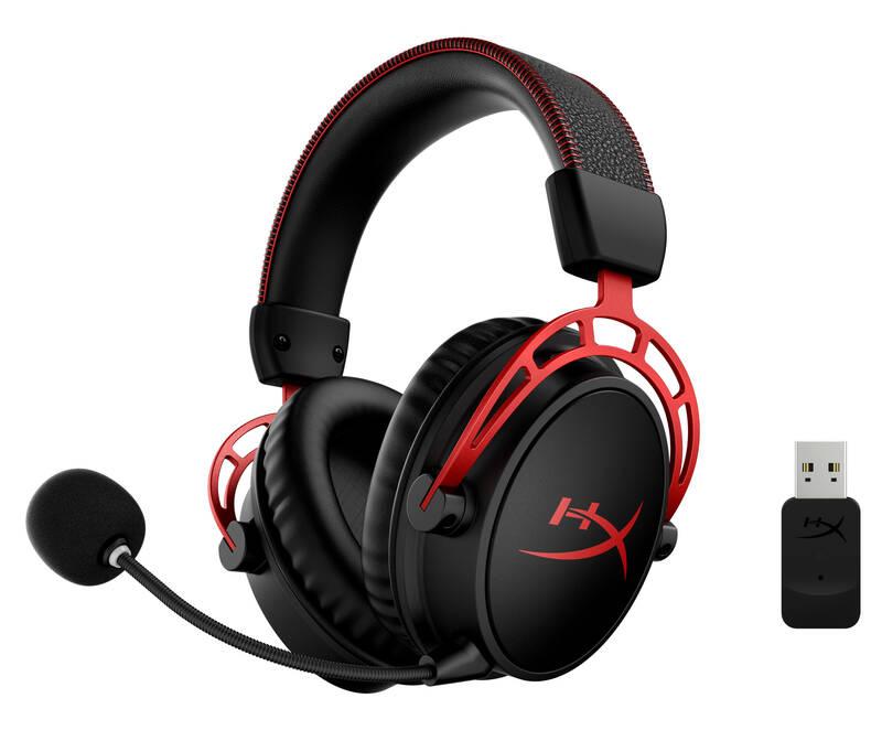 Headset HyperX Cloud Alpha Wireless černý červený