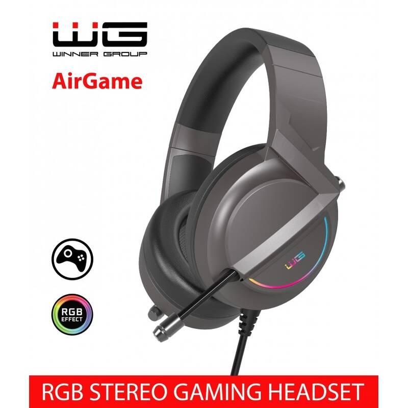 Headset WG AirGame černý