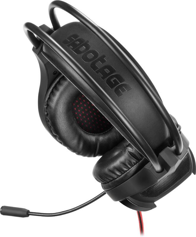 Headset YENKEE YHP 3030 Sabotage černý