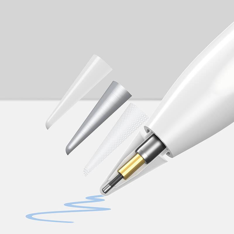 Hroty Baseus Smooth Writing Capacitive Stylus, 2ks bílé