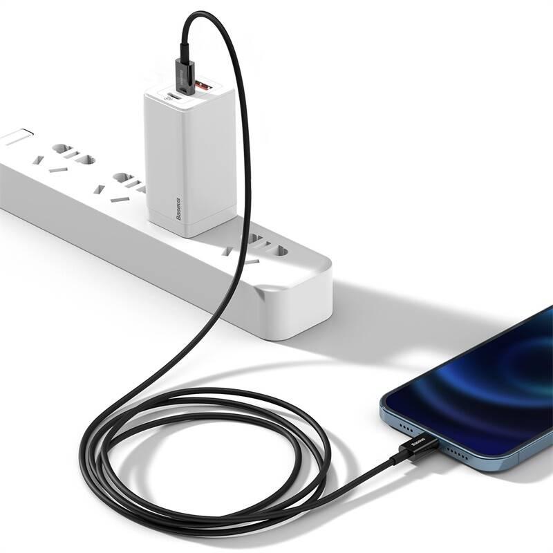 Kabel Baseus Superior Series USB-C Lightning 20W 1m černý