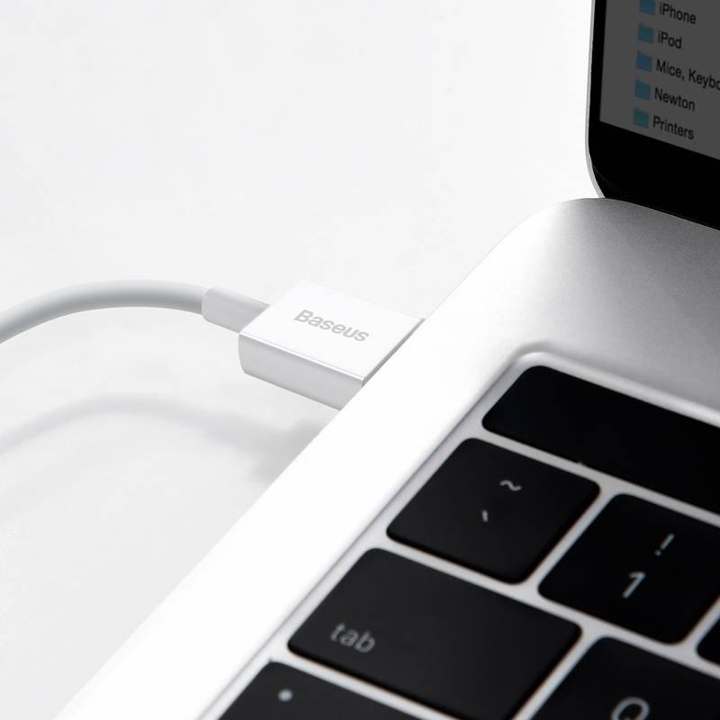 Kabel Baseus Superior Series USB Lightning 2.4A 1m bílý