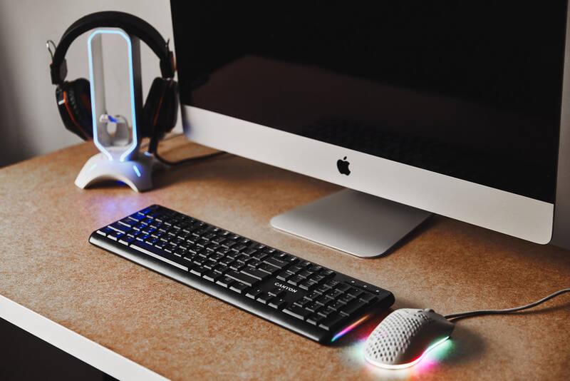 Klávesnice Canyon HKB-W20 wireless, CZ layout černá