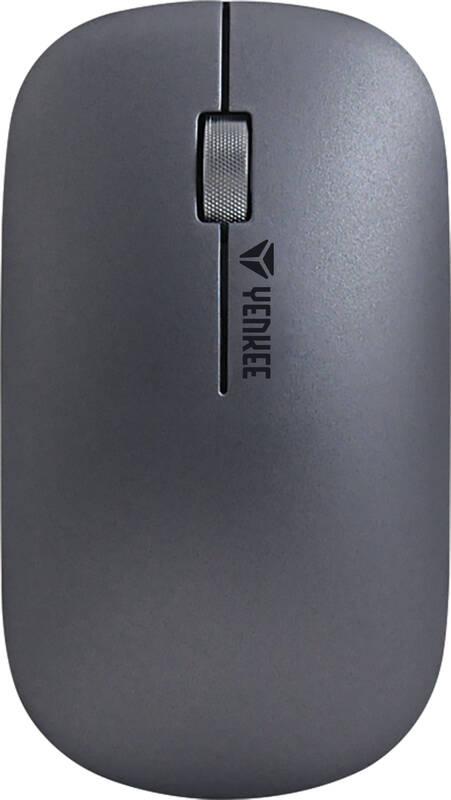 Klávesnice s myší YENKEE YKM 2007CS Combo WL Tendency šedá