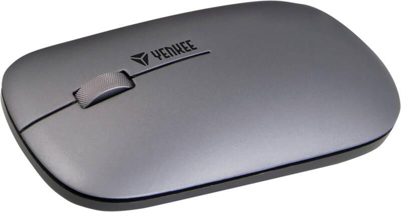 Klávesnice s myší YENKEE YKM 2007CS Combo WL Tendency šedá