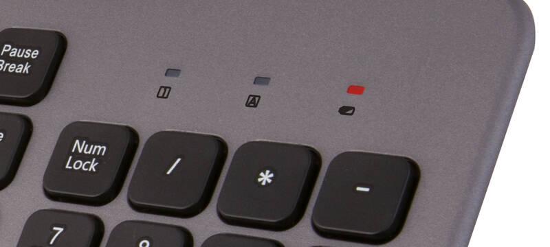 Klávesnice s myší YENKEE YKM 2007CS Combo WL Tendency šedá