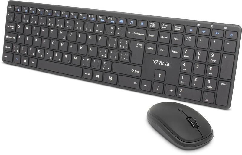 Klávesnice s myší YENKEE YKM 2008CS Combo WL Tribe černá