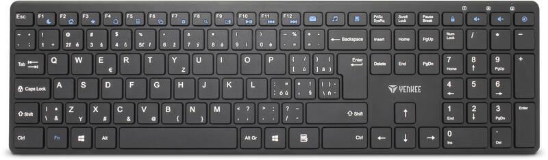 Klávesnice s myší YENKEE YKM 2008CS Combo WL Tribe černá