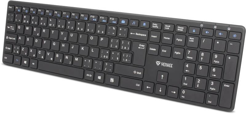 Klávesnice s myší YENKEE YKM 2008CS Combo WL Tribe černá