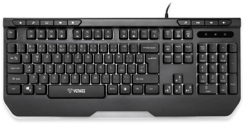Klávesnice YENKEE YKB 3150 Brutus černá