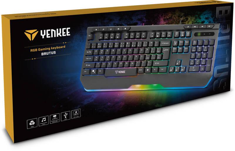 Klávesnice YENKEE YKB 3150 Brutus černá