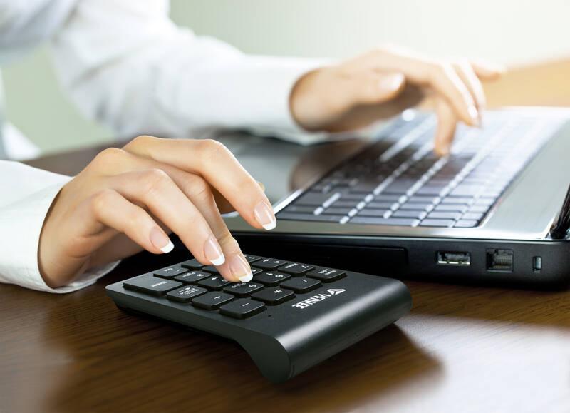 Klávesnice YENKEE YKB 4020 WL, numerická černá