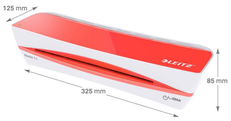 Laminátor Leitz iLAM Home A4 červený