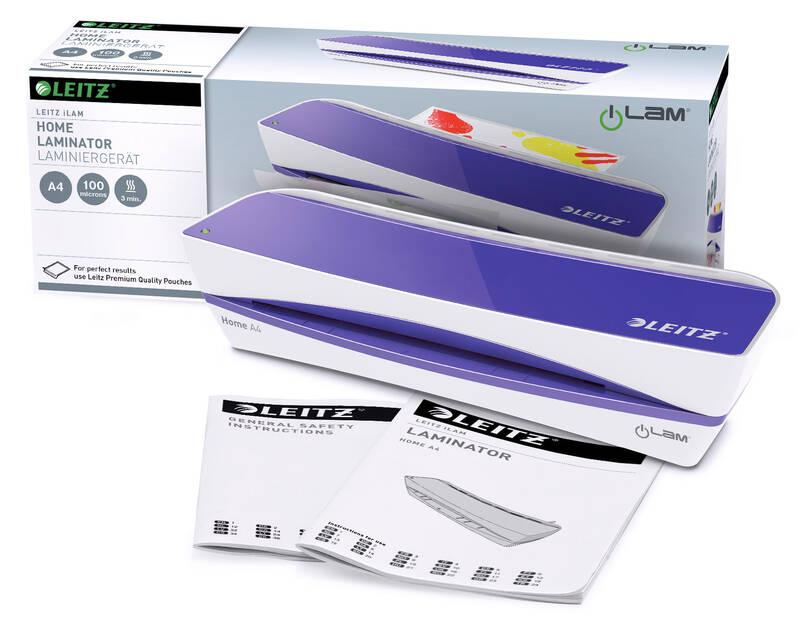 Laminátor Leitz iLAM Home A4 fialový
