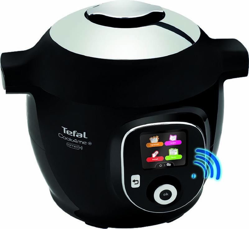 Multifunkční tlakový hrnec Tefal Cook4me Connect CY855830 černý