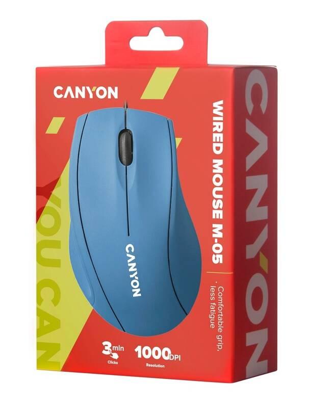 Myš Canyon M-05 modrá