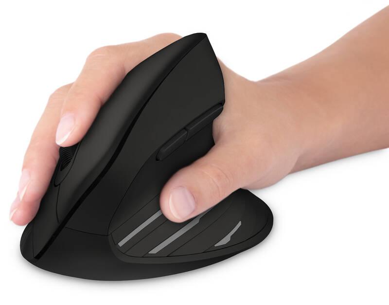 Myš Connect IT Verti TriMode ergonomická vertikální černá