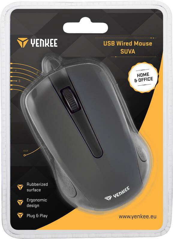 Myš YENKEE YMS 1015BK USB Suva černá