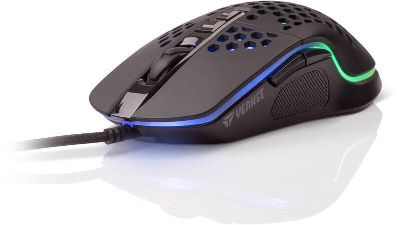 Myš YENKEE YMS 3030BK Shotgun USB černá