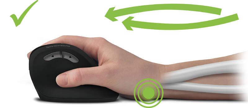 Myš YENKEE YMS 5020 WL ErgoGrip černá