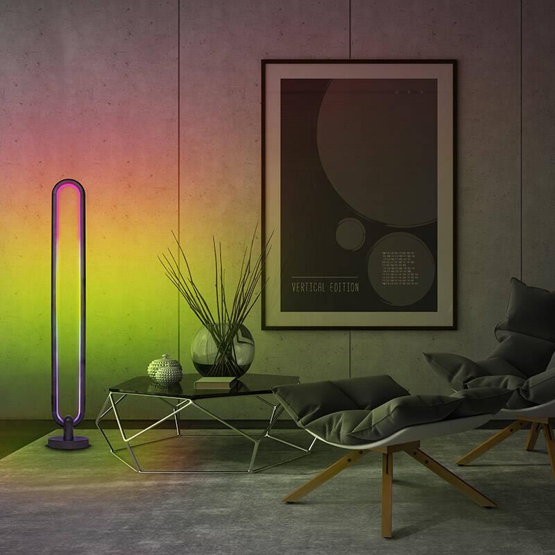 Stojací lampa Solight LED smart Rainbow, oválná, wifi, RGB, CCT, 105cm, Stojací, lampa, Solight, LED, smart, Rainbow, oválná, wifi, RGB, CCT, 105cm