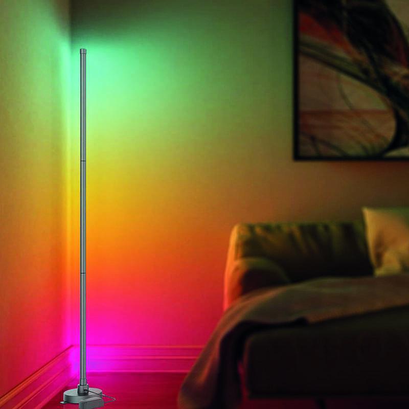 Stojací lampa Solight LED smart Rainbow, wifi, RGB, CCT, 140cm