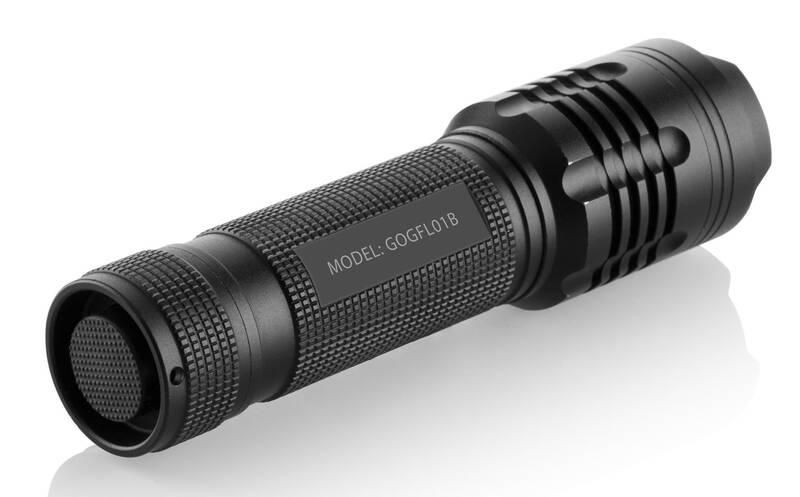 Svítilna GoGEN FL01, 3xAAA černá