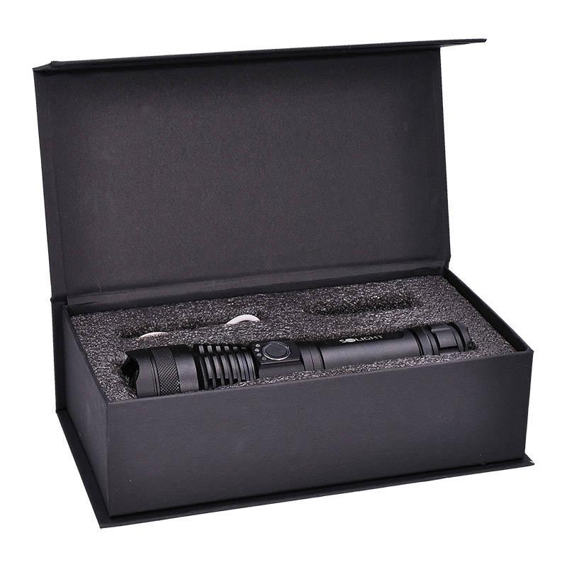 Svítilna Solight 1000lm, fokus, 2800mAh Li-Ion, USB černá