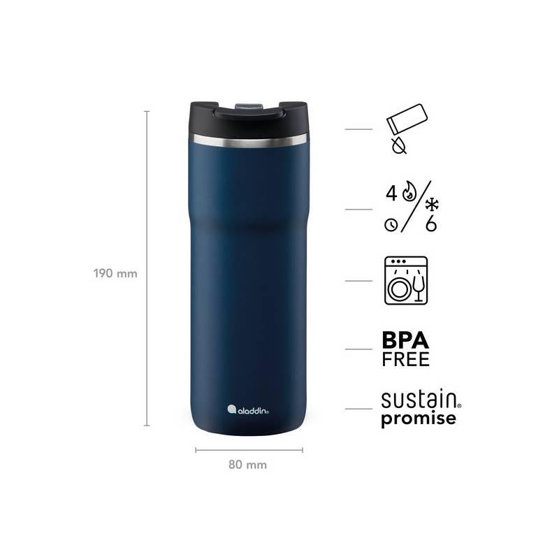 Termohrnek Aladdin Java Thermavac Leak-Lock™ 470 ml Deep Navy, Termohrnek, Aladdin, Java, Thermavac, Leak-Lock™, 470, ml, Deep, Navy