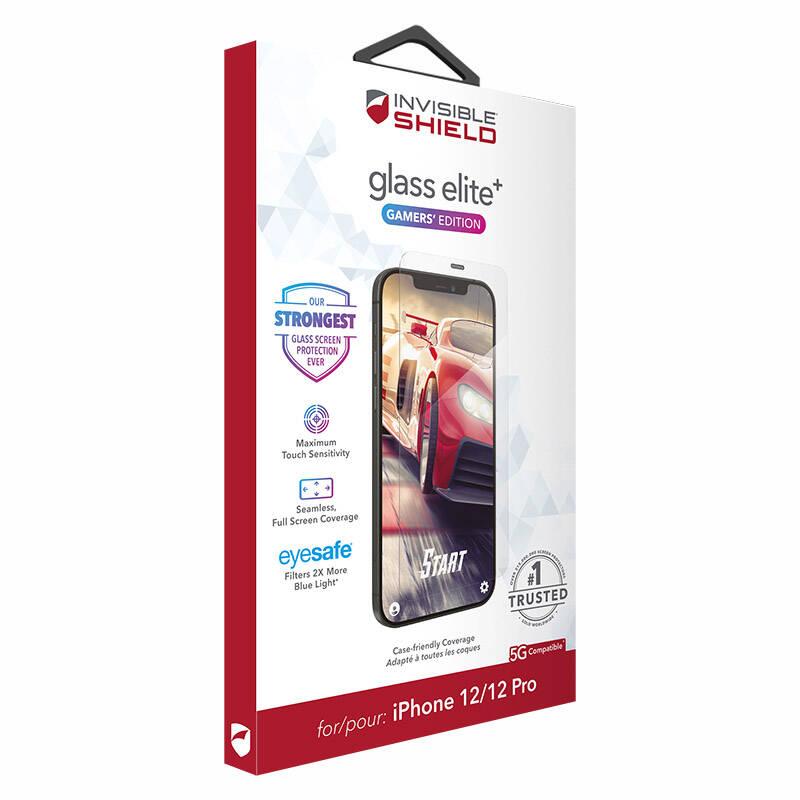 Tvrzené sklo InvisibleSHIELD Glass Elite Gamers Edition pro Apple iPhone 12 12 Pro, case friendly, Tvrzené, sklo, InvisibleSHIELD, Glass, Elite, Gamers, Edition, pro, Apple, iPhone, 12, 12, Pro, case, friendly
