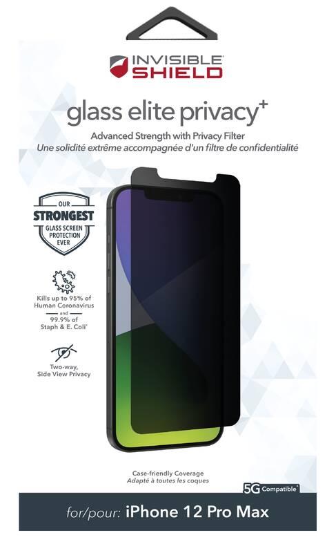 Tvrzené sklo InvisibleSHIELD Glass Elite Privacy pro Apple iPhone 12 Pro Max, Tvrzené, sklo, InvisibleSHIELD, Glass, Elite, Privacy, pro, Apple, iPhone, 12, Pro, Max