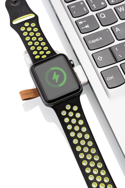 Bezdrátová nabíječka GoGEN pro Apple Watch WCH01 bílá