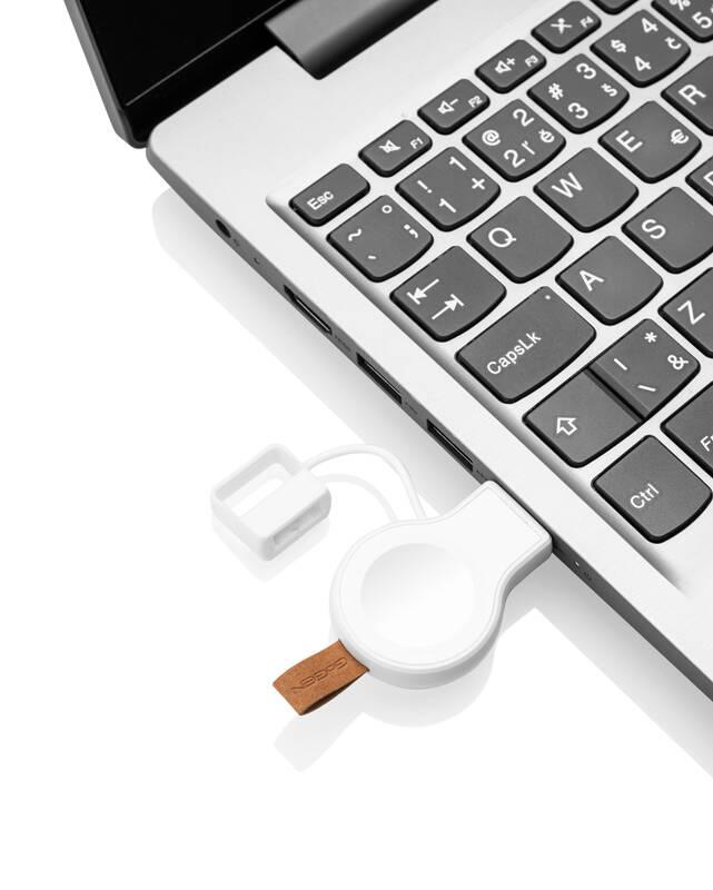 Bezdrátová nabíječka GoGEN pro Apple Watch WCH01 bílá