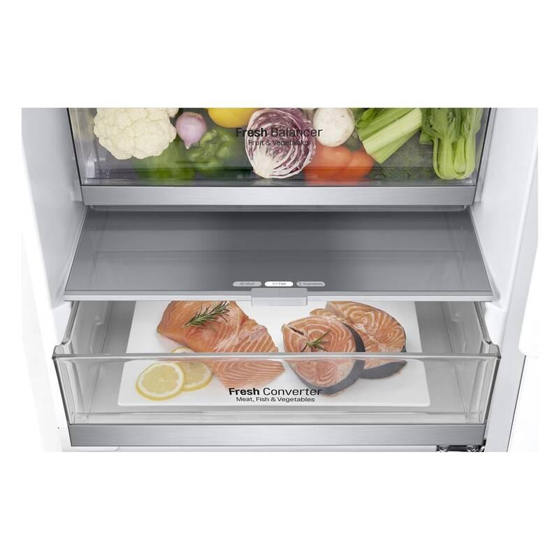 Chladnička s mrazničkou LG GBB71SWVCN1 bílá