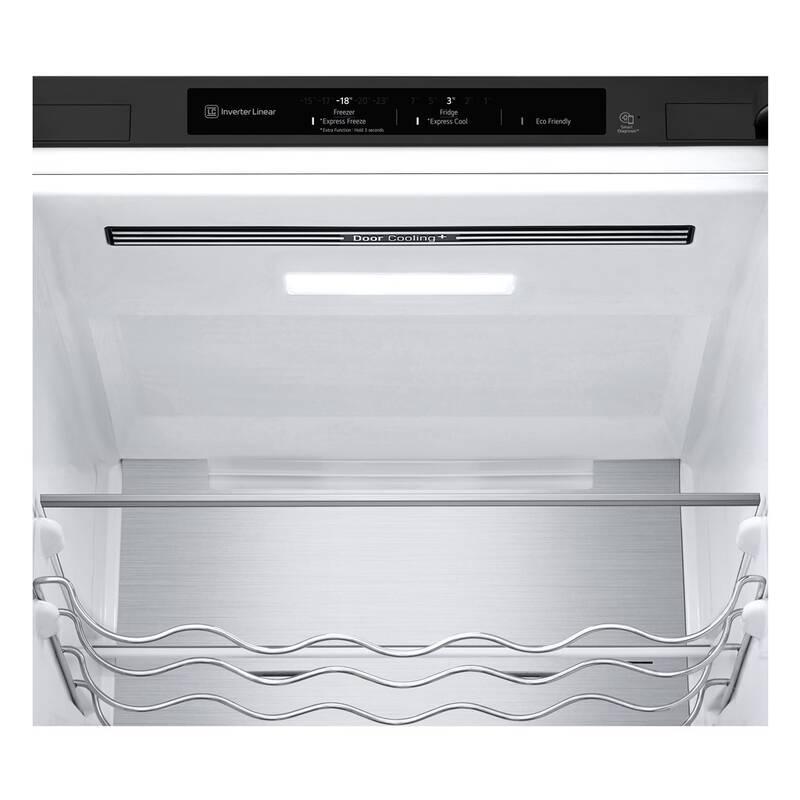 Chladnička s mrazničkou LG GBB72MCVBN černá