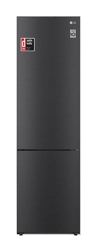 Chladnička s mrazničkou LG GBP62MCNBC černá